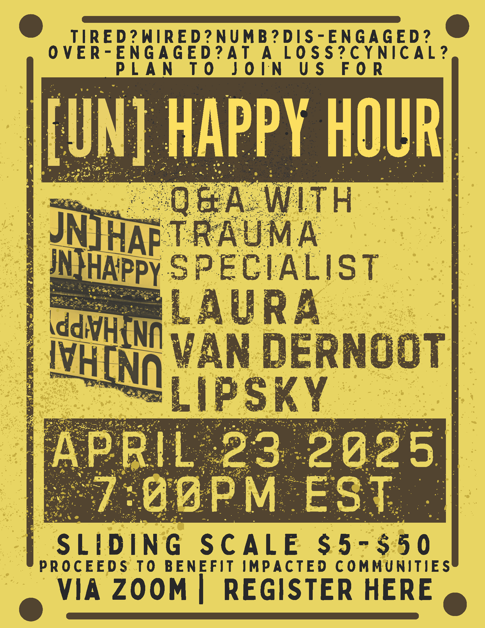 [un]Happy Hour with Laura